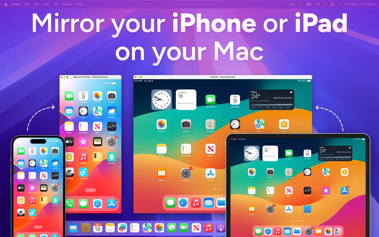 Phone Mirroring: Mirror to Mac screenshot 1